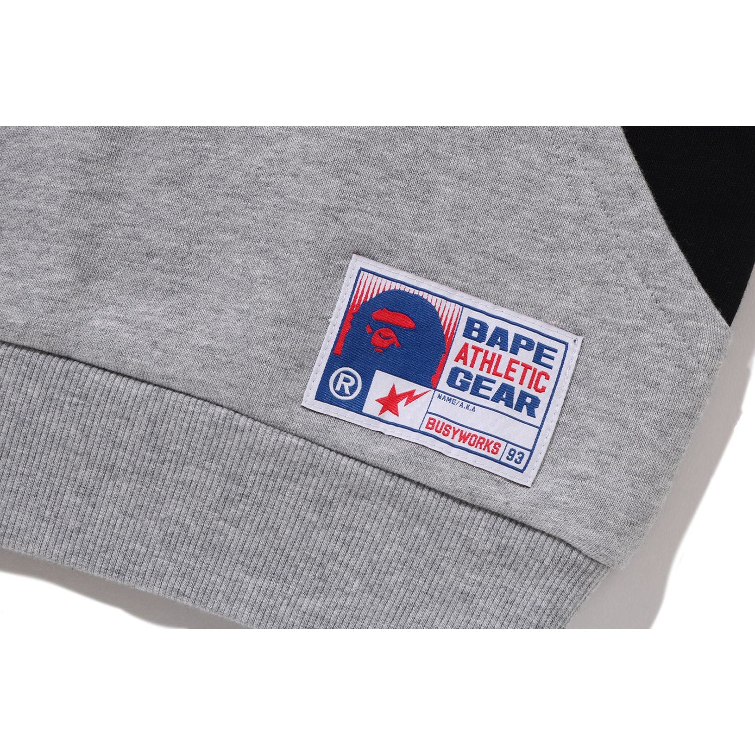 BAPE RELAXED FIT HALF ZIP SWEATSHIRT KIDS
