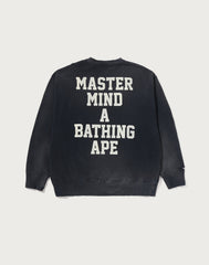 MM BAPE VINTAGE EFFECT CREWNECK MENS