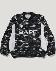 SCREEN CAMO FOOTBALL LOGO RELAXED FIT CREWNECK SWEATSHIRT MENS