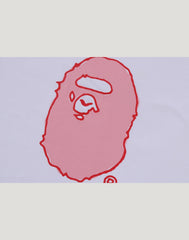 HAND DRAW BAPE LOGO RELAXED FIT TEE MENS