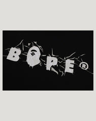 WRINKLE BAPE LOGO RELAXED FIT TEE MENS