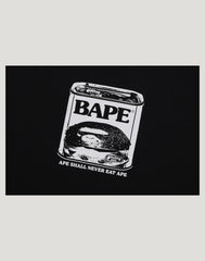 CAN FOOD BAPE LOGO RELAXED FIT TEE MENS