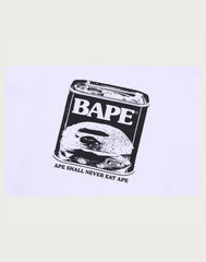 CAN FOOD BAPE LOGO RELAXED FIT TEE MENS