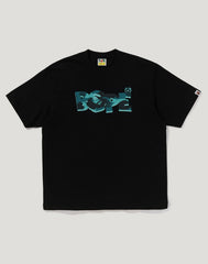 COLOR CAMO BAPE LOGO RELAXED FIT TEE MENS