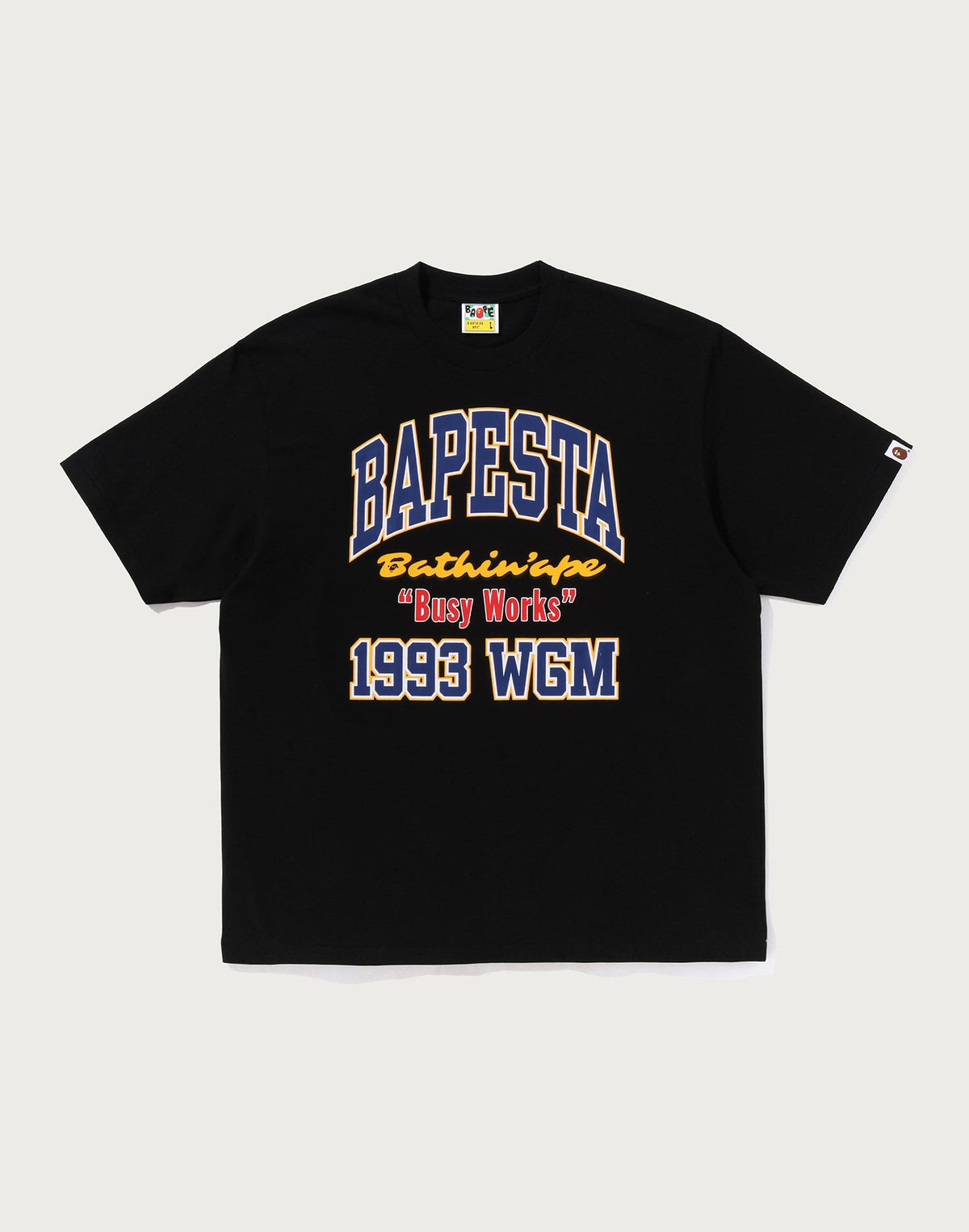 BAPE STA COLLEGE RELAXED FIT TEE #1 MENS