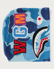 ABC CAMO CROCHET RELAXED FIT SHARK FULL ZIP HOODIE MENS