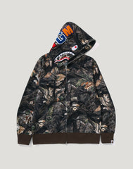 TREE EDGE CAMO SHARK FULL ZIP HOODIE MENS