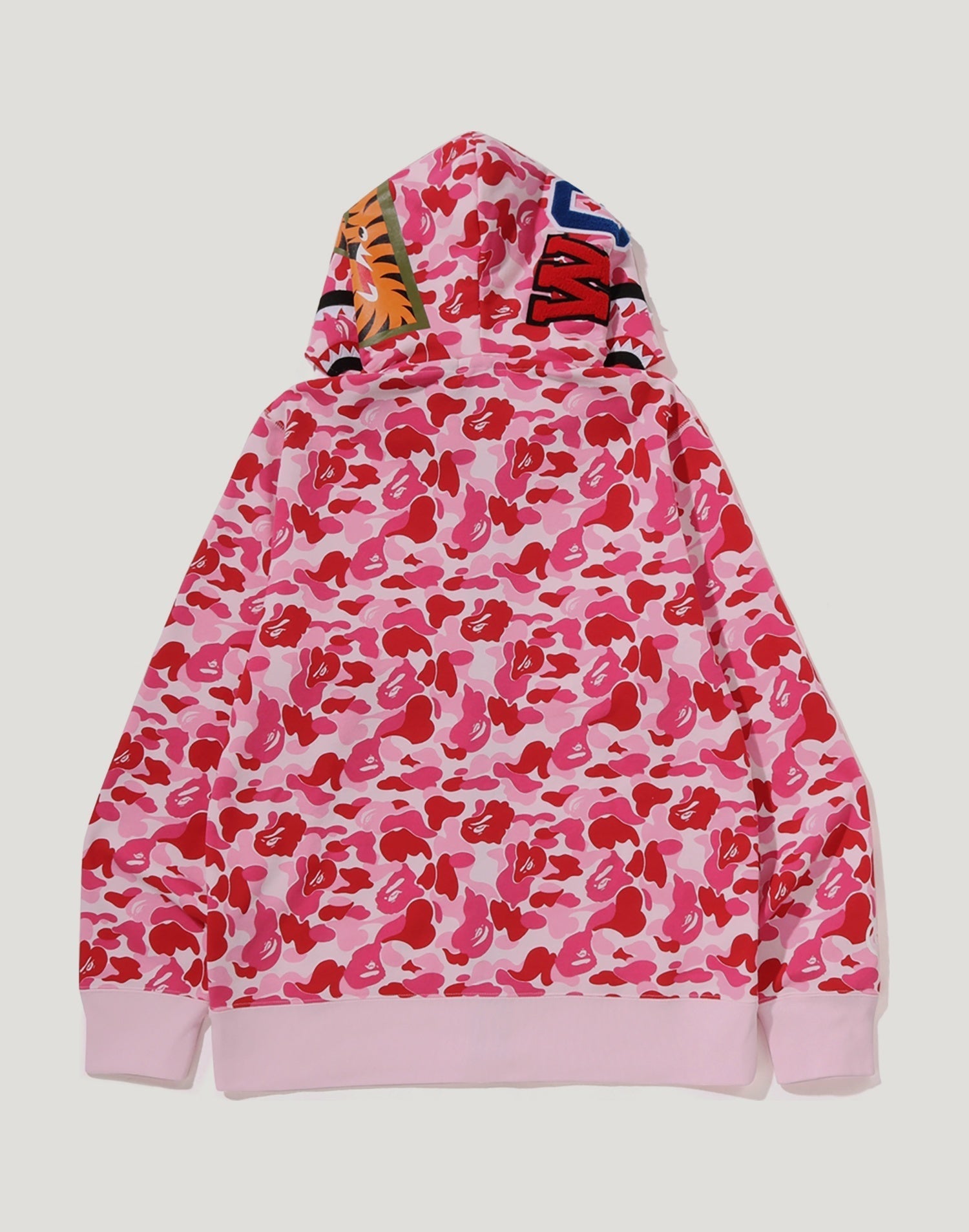 ABC CAMO DOUBLE SHARK FULL ZIP HOODIE MENS