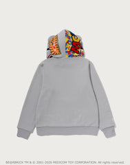MEDICOM TOY 30TH ANNIV. BE@R SHARK FULL ZIP REVERSIBLE HOODIE MENS