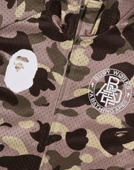 COLOR CAMO MESH RELAXED FIT TRACK JACKET MENS