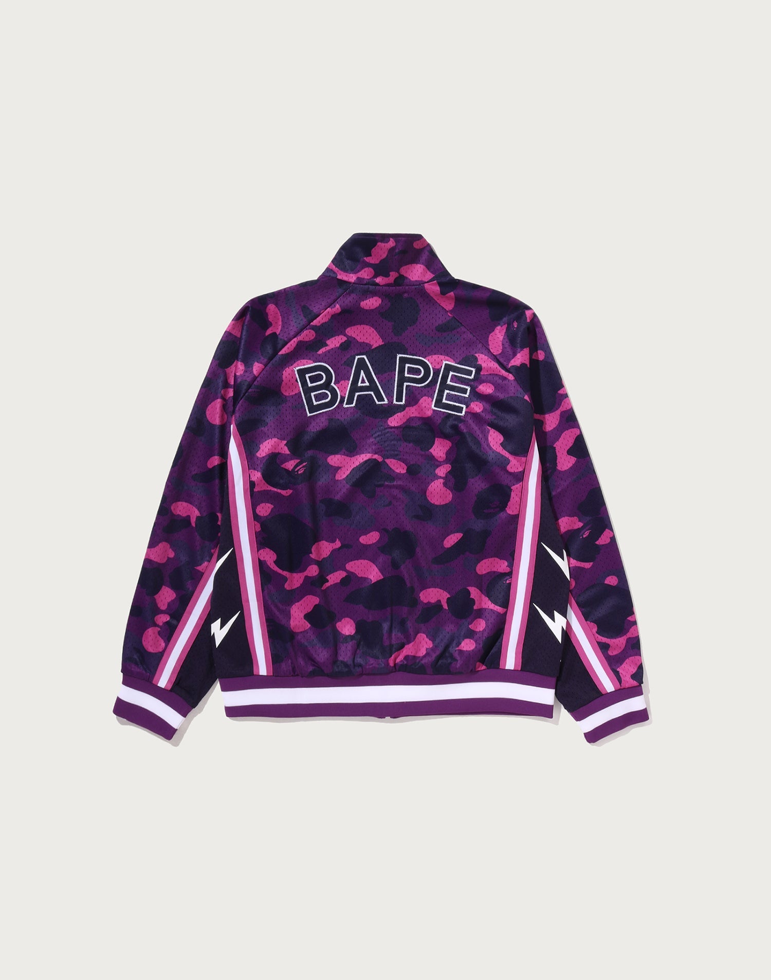 COLOR CAMO MESH RELAXED FIT TRACK JACKET MENS