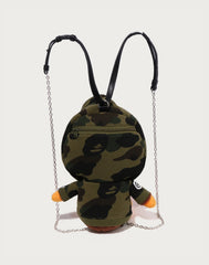 1ST CAMO BABY MILO PLUSH DOLL BACKPACK LADIES