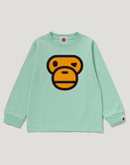 WINKING MILO FACE LS TEE KIDS