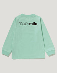 WINKING MILO FACE LS TEE KIDS