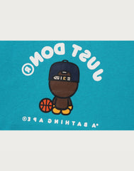 BAPE X JUST DON MILO RELAXED FIT PULLOVER HOODIE MENS