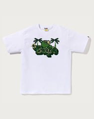 PALM RESORT CAMO MILO ON BAPE TEE MENS